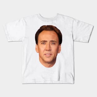 Nicolas Cage's Head Kids T-Shirt